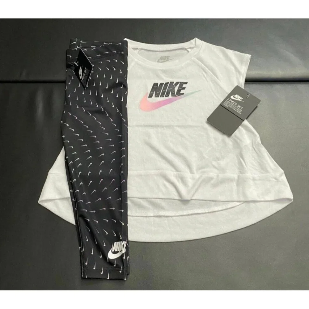 NWT Nike Glitter Tunic & Leggings Set Baby Girls size 24M